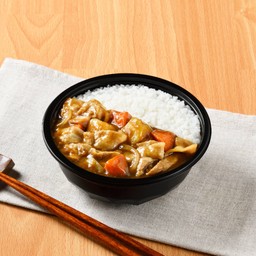 ข้าวหน้าแกงกะหรี่หมู