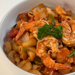 มักกะโรนีกุ้ง