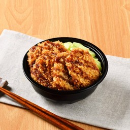 ข้าวหน้าหมูทอด