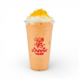 ชาไทยเย็นวิปครีมฝอยทอง