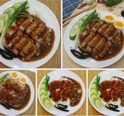 ข้าวหมูกรอบ