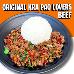 🇹🇭🐮ข้าวกะเพราเนื้อสับโบราณ 🌶️🍃