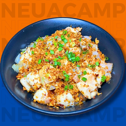 🐔ข้าวหน้าไก่พริกเกลือกระเทียมกรอบ 🌶️🧄