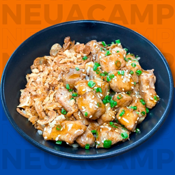 🐷ข้าวหน้าหมูแคมป์ไฟ (ซอสเทอริยากิโฮมเมด)