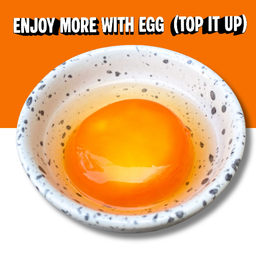 สั่งเมนูไข่เพิ่ม More with Egg  (Top it up)