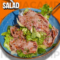 สลัดเนื้อแซ่บ🥗🌶️🐮