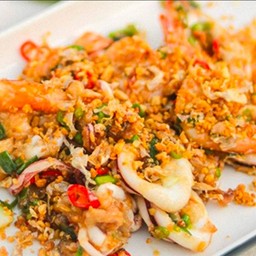 ข้าวทะเลคั่วพริกเกลือ