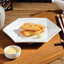 เกี๊ยวกุ้งทอดวาซาบิ