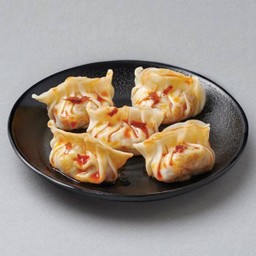 เกี๊ยวหมูคลุกซอสหมาล่า