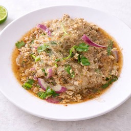 ลาบวุ้นเส้น + หมูสับ