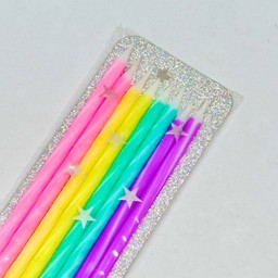 เทียนพาสเทล ยาว