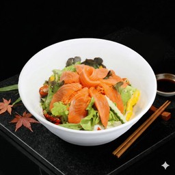 สลัดปลาแซลมอน