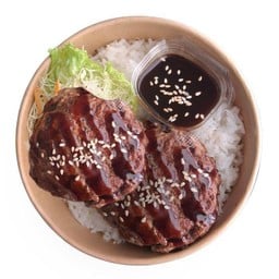 ข้าวหน้าดับเบิ้ลแฮมเบิร์ก