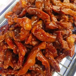 หมูชาววังทอดซอสฉ่ำๆ ขีดละ60