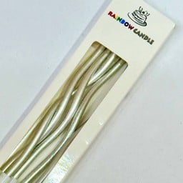 เทียนเกลียว เงิน