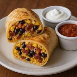 เบอร์ริโต้อาหารเช้า เบคอน