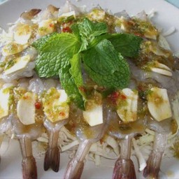 กุ้งแช่น้ำปลา