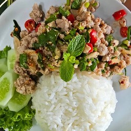 ข้าวลาบหมู
