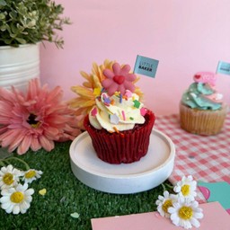 Flower of love Cupcake.( Redvelvet )