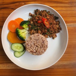 Fried Brown Rice Basil