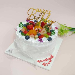 C42 เค้กนมสด ผลไม้รวม