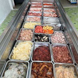 หมูกระทะ แบบชั่งกิโล 1000กรัม