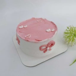 มินิโบว์ ชมพู ครึ่งปอนด์ (เขียนชื่อได้)