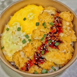 ข้าวไข่ข้นชีสสสส ไก่ทงคัตสึ