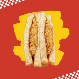 แซนด์วิชไก่หยองซอสพิซ่า (แบบนุ่มๆ)