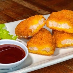 กุ้งชุบเกล็ดขนมปังทอด (ไม่มีชีส)  [EM]