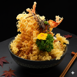 ข้าวหน้ากุ้งเทมปุระ