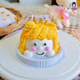 เค้กการ์ตูนเด็กหญิง