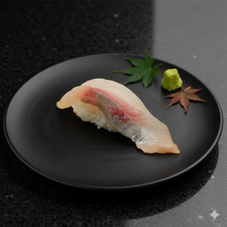 ข้าวปั้นหน้าปลาฮามาจิ