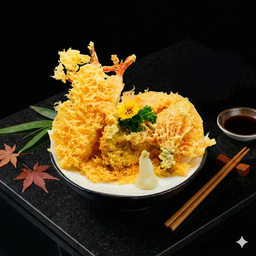 กุ้งและผักรวมเทมปุระ