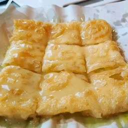 โรตี เนย นม แป้งหนานุ่ม (แป้ง 2 ก้อน)