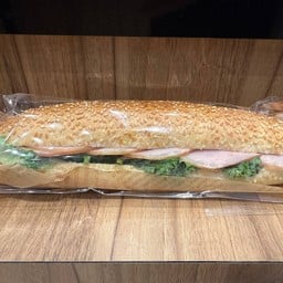 Pork loin ham sandwich