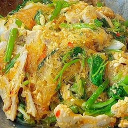 สุกี้แห้งหมู