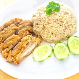 ข้าวมันไก่ทอด ธรรมดา