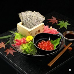 ไข่ปลาแซลมอน ซาชิมิ