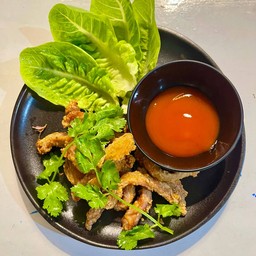คอหมูทอด