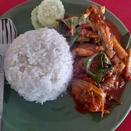 ปลาคังผัดเผ็ด