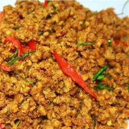 แกงคั่วกลิ้งหมูสับ