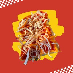 ปังปิ้งแผ่นเนยพริกเผาปูอัด