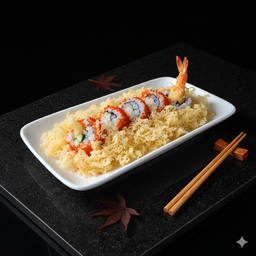 ข้าวห่อสาหร่ายไส้กุ้งเทมปุระทอดกรอบ