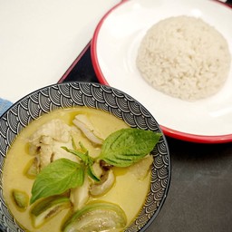 ข้าวมันแกงเขียวหวาน