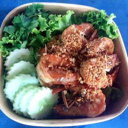 กุ้งทอดกระเทียม
