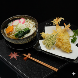 อุด้งร้อนหน้าเทมปุระ