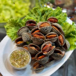 หอยแครงลวก