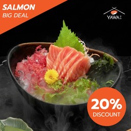 ปลาแซลมอน ซาชิมิ