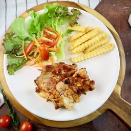 สเต็กสะโพกไก่สไปซี่